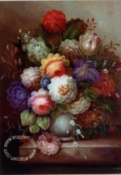 unknow artist Floral, beautiful classical still life of flowers.103 oil painting image